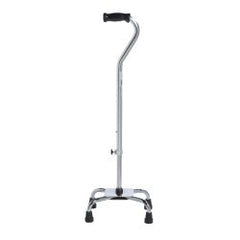 drive™ Bariatric Quad Cane with Large Base, Chrome