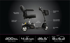 Go Go Ultra X 3-Wheel  Mobility Scooter