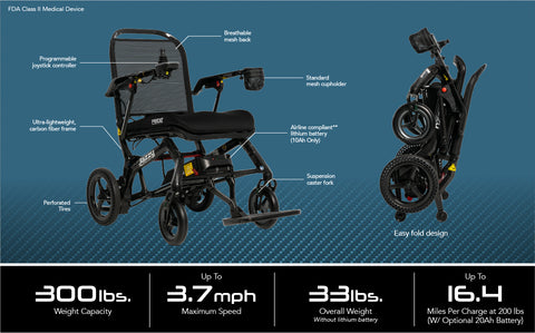 Jazzy Ultra Light Power Wheelchair