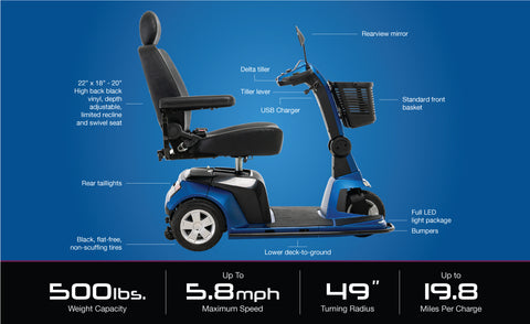 Maxima 3-Wheel Mobility Scooter