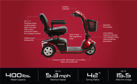 Victory 10 3-Wheel Mobility Scooter