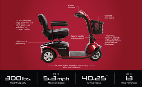 Victory 9 3-Wheel Mobility Scooter