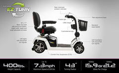 Zero Turn 10 4-Wheel Mobility Scooter