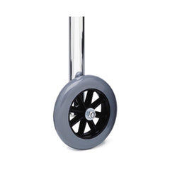 Cypress Fixed Walker Wheels, For Use With 1 in. Tubing Frame Walkers, 5 in. Dia.