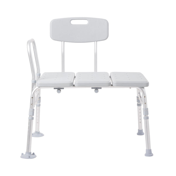 McKesson Knocked Down Bath Transfer Bench Adjustable Height up to 400 lbs