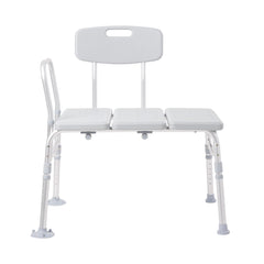 McKesson Knocked Down Bath Transfer Bench Adjustable Height up to 400 lbs