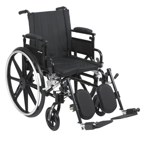 driveâ„¢ Viper Plus GT 18 Inch Seat Width Wheelchair with Elevating Legrests