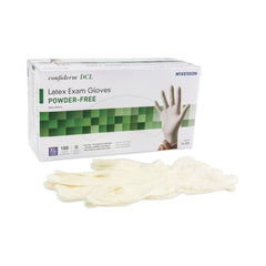 McKesson Confiderm® Latex Standard Cuff Length Exam Glove, Extra Large, Ivory