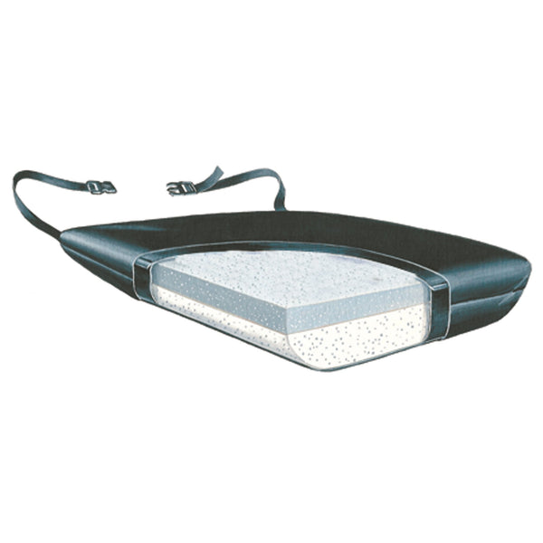 SkiL Care™ Wheelchair Seat Cushion, 18 x 16 x 3 1/2 in., Black