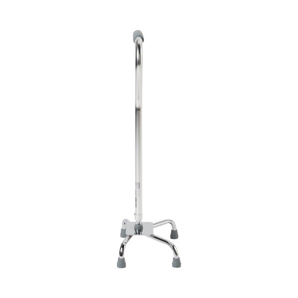 McKesson Offset Quad Cane, Steel, 29   37.5 in., Adjustable, Chrome
