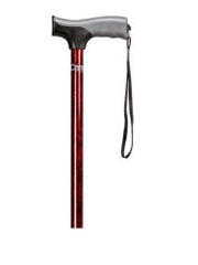 Carex® Derby Cane, 31   40 in., Adjustable, Red