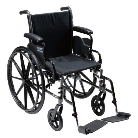 driveâ„¢ Cruiser III 26 Inch Width Wheelchair with Swing Away Footrest
