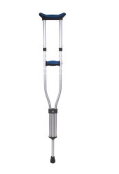 Carex® Folding Underarm Crutches, 4 ft. 11 in.   6 ft. 4 in., Youth, Adult and Tall Adult, 250 lbs. Weight Capacity