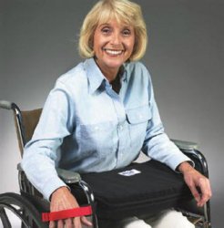 SkiL Care™ Lap Cushion, For Use With 20   22 in. Wheelchairs, 3.25 in. H, Foam / Nylon