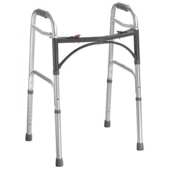 McKesson Folding Walker, 25   32 in., Silver, 350 lbs. Capacity, Aluminum