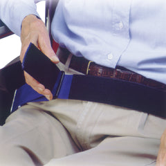 SkiL Care™ Patient Release Wheelchair Safety Belt, 2 x 37 in., Blue
