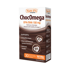 YumV's™ ChocoMega™ Fish Oil / DHA / EPA Dietary Supplement, 30 Soft Chews per Box