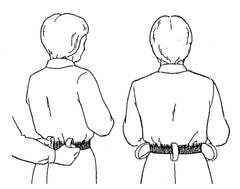 SkiL Care™ Walker Belt, For Use With Walker, Medium / Large, Nylon