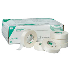 3M Durapore Medical Tape, Silk like Cloth, White, Non Sterile