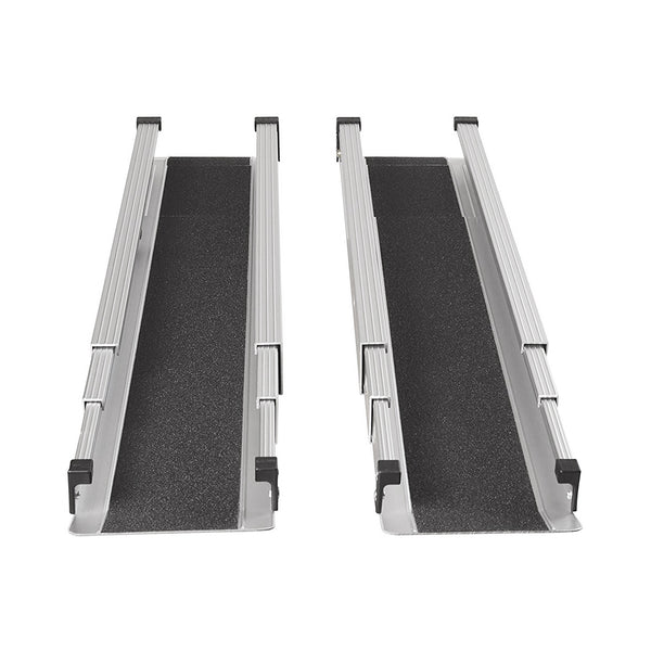 Mabis® Wheelchair Ramp, For Use With Wheelchair, 3   5 in. L x 7 in. W, Aluminum