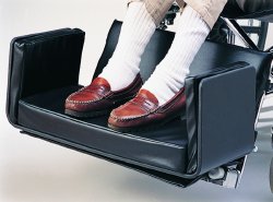 SkiL Care™ Footrest, For Use With Wheelchair, 16   18 in. W, Vinyl