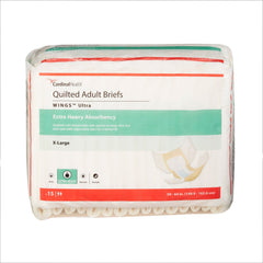 Wings™ Ultra Quilted Extra Heavy Absorbency Incontinence Brief