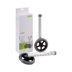 McKesson Walker Wheels, For Use With Walkers, 5 in. Dia., Aluminum