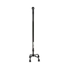 McKesson Offset Quad Cane, Steel, 30   39 in., Adjustable, Black