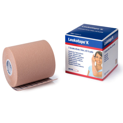 Leukotape® K Orthopedic Tape, 3 Inches x 5.5 Yards, Beige