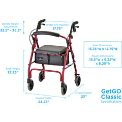 Rollator Nova GetGO Standard