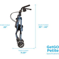 Rollator Nova GetGO Petite Narrow