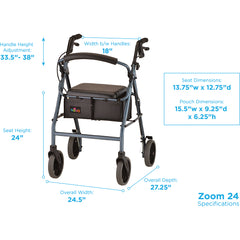 Rollator Nova Zoom 24