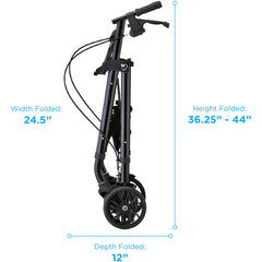 Rollator STAR 8 Walker, 8" Wheels & Standard Size