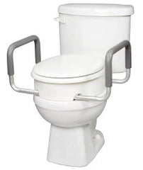 Carex® Raised Toilet Seat with Arms   Standard