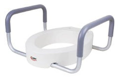 Carex® Raised Toilet Seat with Arms   Elongated
