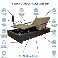 Homecare Beds - ELEVATE Ultra care Premium Electric Adjustable Bed