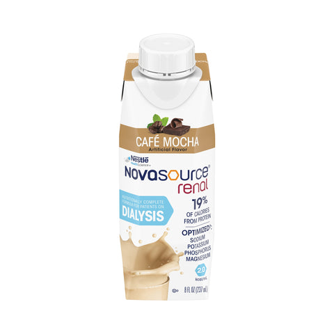 Novasource® Renal Café Mocha Oral Supplement, 8 oz. Carton, 24 per Case