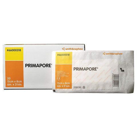 Primapore White Adhesive Dressing, 3⅛ x 6 Inch