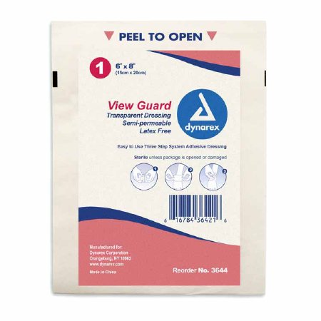 View Guard™ Transparent Film Dressing, 6 x 8 Inch, 6 x 8 inch