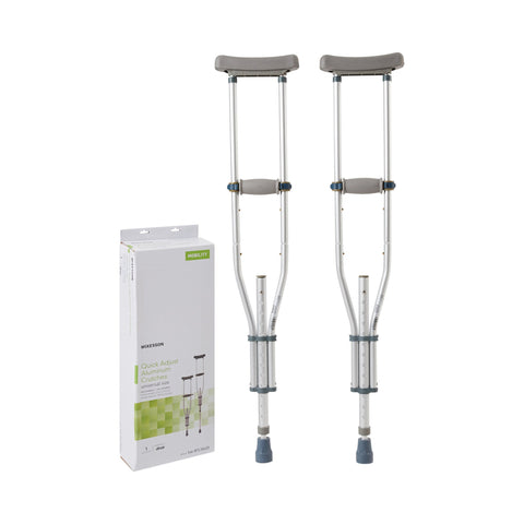 McKesson Underarm Crutches, 4 ft. 6 in.   6 ft. 6 in.