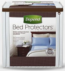 Depend® Bed Protectors Thicker and Super Absorbent Underpad