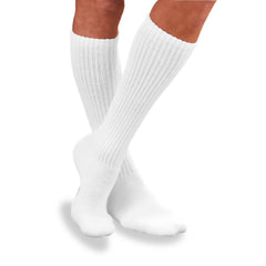 Sensifoot™ Diabetic Compression Knee High Socks, Medium, White