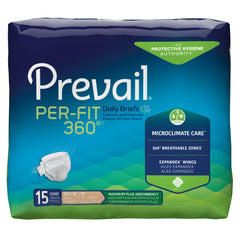 Prevail® Per Fit 360°™ Maximum Plus Incontinence Brief, Medium