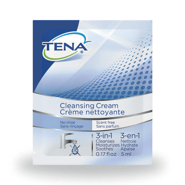 TENA® Unscented Cleansing Cream Foil Pack