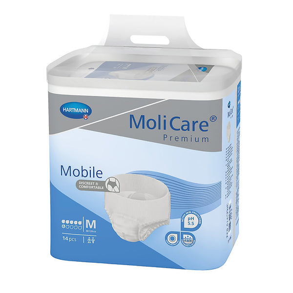 MoliCare® Premium Mobile 6D Absorbent Underwear, Medium
