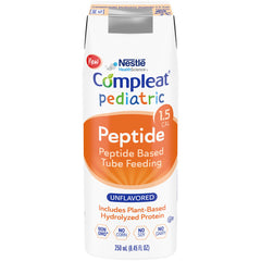 Compleat® Peptide 1.5 Pediatric Oral Supplement / Tube Feeding Formula, 8.45 oz. Carton