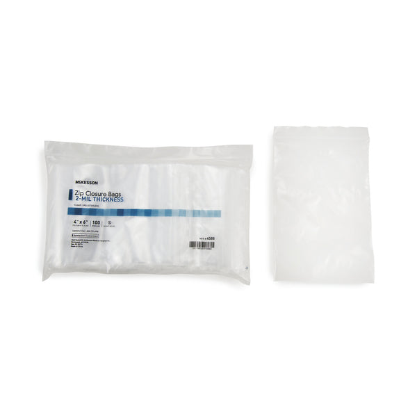 McKesson 4 X 6 Inch Zip Closure Bag