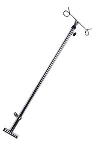 drive™ Telescoping IV Pole, For Use With Wheelchair, 41.5 in. L x 3 in. W x 11 in. H, Steel