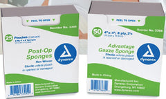 dynarex® Nonwoven Sponge, 4 x 4 inch