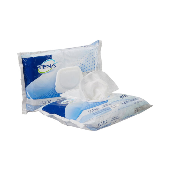 TENA® Ultra Unscented Washcloth, Soft Pack